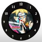 Relógio de Parede - Boruto - em Disco de Vinil - Mr. Rock - Anime