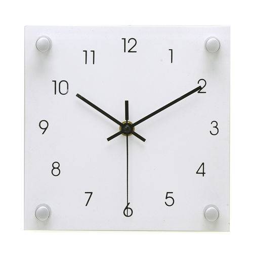 Relógio de Parede Branco Classic 19 Cm