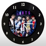Relógio de Parede - BTS - em Disco de Vinil - Mr. Rock – K-Pop