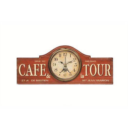 Relógio de Parede Café Paris 6257 Vermelho Mart