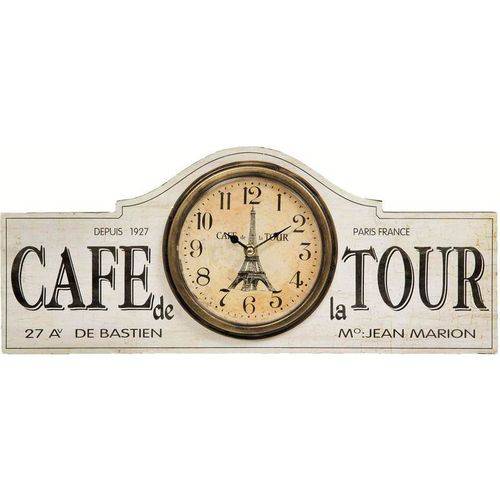 Relógio de Parede Café Paris 6258 Branco