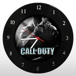 Relógio de Parede - Call Of Duty - em Disco de Vinil - Mr. Rock - Game