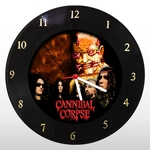 Relógio de Parede - Cannibal Corpse - em Disco de Vinil - Mr. Rock – Death Metal