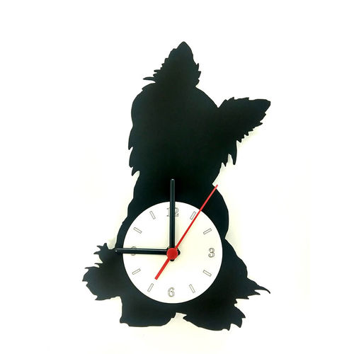 Relógio de Parede Cão Yorkshire Linha Pet