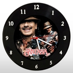Relógio de Parede - Carlos Santana - em Disco de Vinil - Mr. Rock – Instrumentista