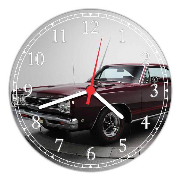 Relógio de Parede Carros Vintage Retrô Decoração Quartz - Vital Quadros