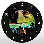 Relógio de Parede - Cemitério Maldito - em Disco de Vinil - Mr. Rock - Terror