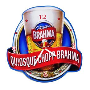 Relógio de Parede Cerveja Chopp Brahma
