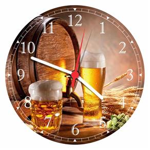 Relógio de Parede Cervejas Chop Bebidas Gourmet