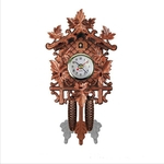 Relógio de parede clássico cuco pássaro tempo sino chique do vintage balanço relógio de alarme decorações casa arte