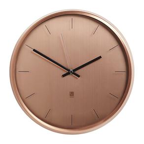 Relógio de Parede Cobre Meta Wall Clock Umbra