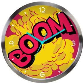 Relógio de Parede Coca-cola Dc Boom Color - Amarelo