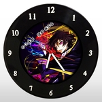 Relógio de Parede - Code Geass - em Disco de Vinil - Mr. Rock - Anime