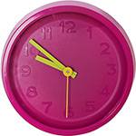 Relógio de Parede Color Clock Pink Uatt? Analógico