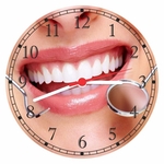 Relógio de Parede Consultórios Casa Dentista Arte e Decoração 30