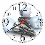Relógio de Parede Consultórios Casa Dentista Arte e Decoração 26