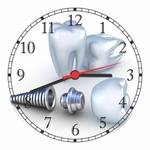 Relógio de Parede Consultórios Dentista Arte e Decoração 25