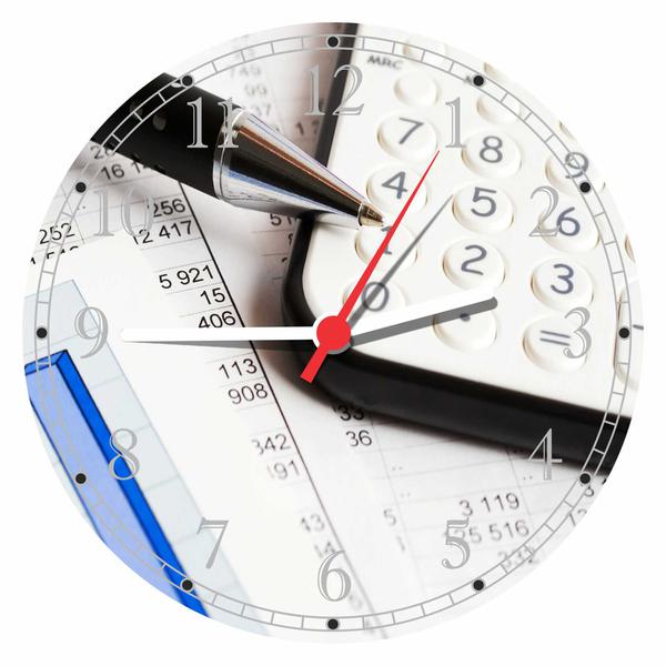 Relógio de Parede Contabilidade Contador Escritórios - Vital Quadros
