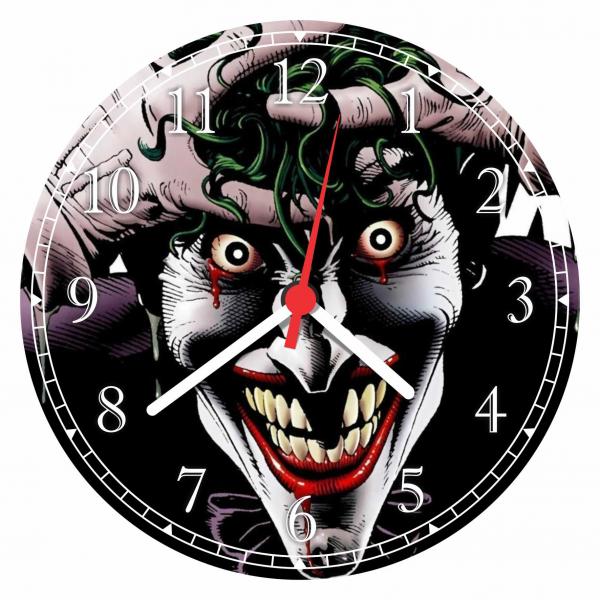 Relógio de Parede Coringa Joker Batman - Vital Quadros