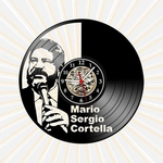 Relógio de Parede Cortella Vinil LP Decoração Retrô Vintage