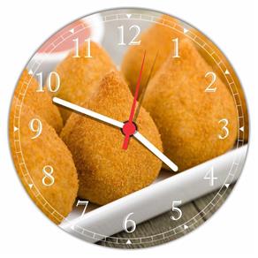 Relógio de Parede Coxinha Padarias Cafeterias Lanches