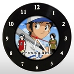 Relógio de Parede - Crossgame - em Disco de Vinil - Mr. Rock - Anime
