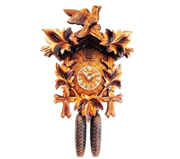 Relógio de Parede Cuco Alemão a Corda em Madeira 5399 - Herweg