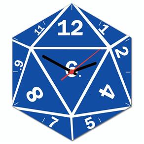 Relógio de Parede Dado de Rpg D20