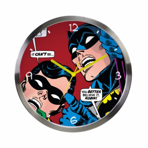 Relógio de Parede DC Comics Batman And Robin em Metal - Craw