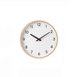 Relógio de parede de madeira 14 polegadas em silêncio ClockNumber operado a bateria do relógio de quartzo