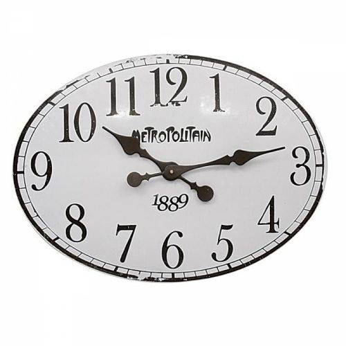 Relógio de Parede de Metal Metropolitain 41cmx57xm