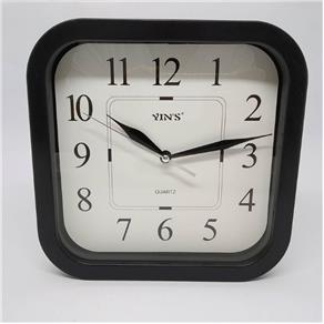 Relógio de Parede de Plástico Quadrado 20cm Yin`s