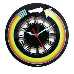 Relógio de Parede de Volta para o Futuro - Preto