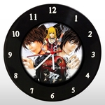 Relógio de Parede - Death Note - em Disco de Vinil - Mr. Rock - Anime