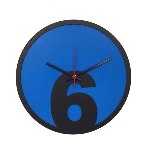 Relógio de Parede Decoração 6 Azul - Mais Az Desing