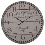 Relógio de Parede Decorativo "cafés Légumes" - 58 Cm