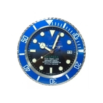 Relógio De Parede Decorativo Calendário Aço Inox Deepsea