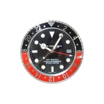 Relógio De Parede Decorativo Calendário Gmt Master Explorer - GMT Master II Preto/Vermelho