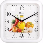 Relógio De Parede Decorativo Cozinha Churrasqueira - C/ Garantia de 1 Ano - Ref 660001 - Branco