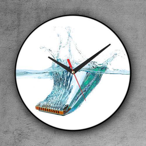 Relógio de Parede Decorativo, Criativo e Descolado | Gaita Surf
