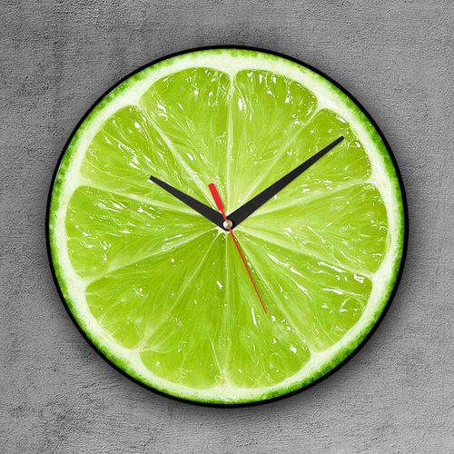 Relógio de Parede Decorativo, Criativo e Descolado | Limão