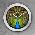 Relógio de Parede Decorativo, Criativo e Descolado | Pavão
