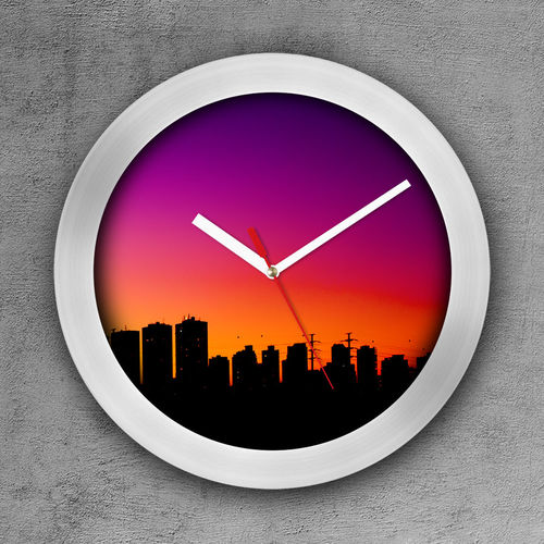 Relógio de Parede Decorativo, Criativo e Descolado | Skyline