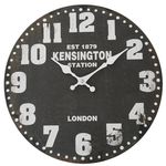 Relógio de Parede Decorativo Kensington Station BTC - 34 Cm