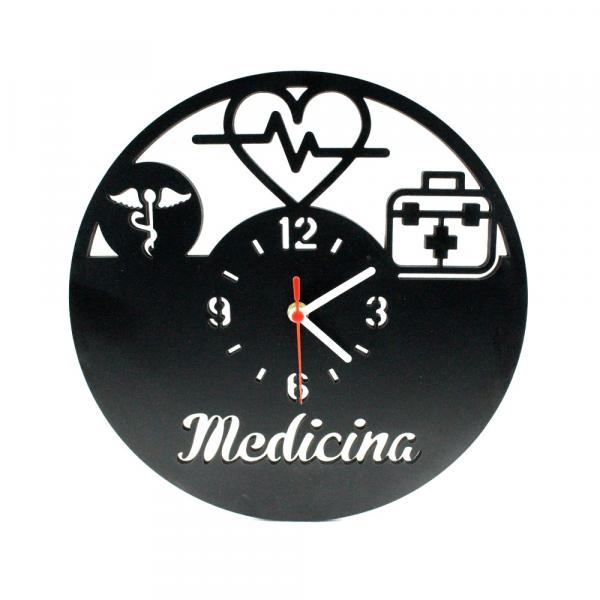 Relógio de Parede Decorativo - Medicina - Wvm