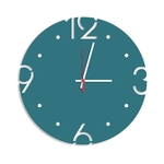 Relógio de Parede Decorativo Premium Ágata com Números Vazados Médio