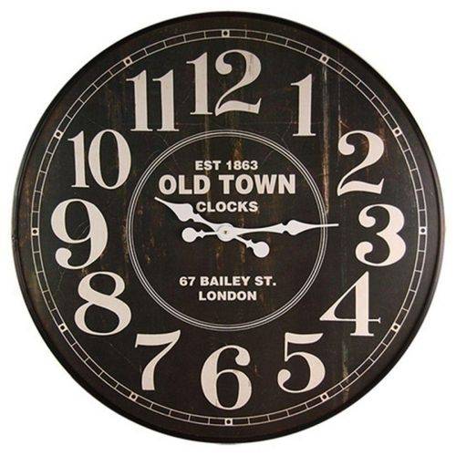 Relógio de Parede Decorativo "old Town" - 80 Cm