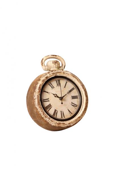 Relógio de Parede Decorativo Santos Dumont de Madeira Envelhecido - Maria Pia Casa