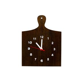 Relógio de Parede Decorativo Tábua de Corte Modelo 2