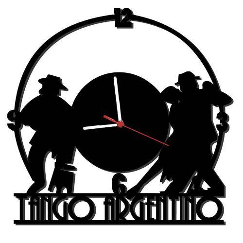 Relógio de Parede Decorativo Tango